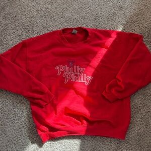 Red Philly Philly crewneck size L